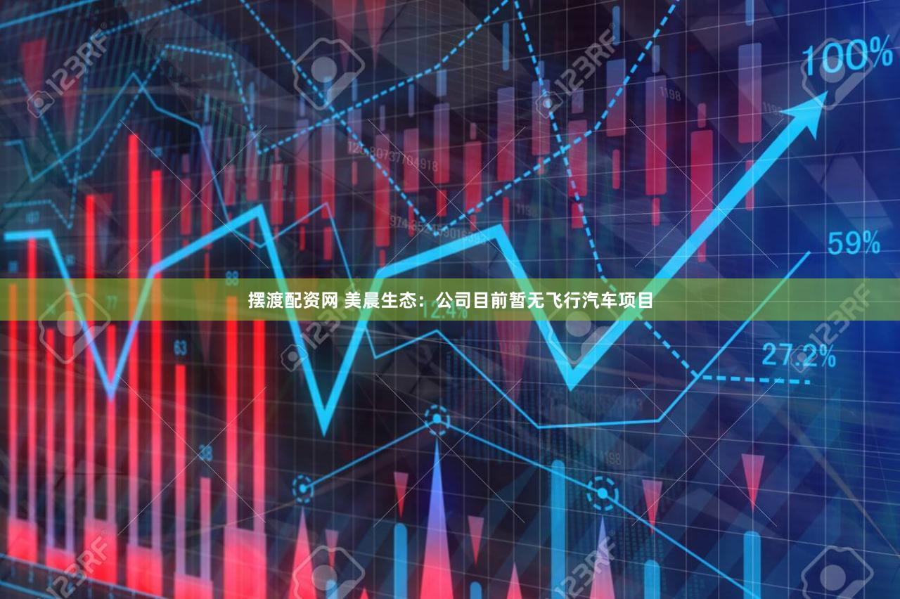 摆渡配资网 美晨生态：公司目前暂无飞行汽车项目