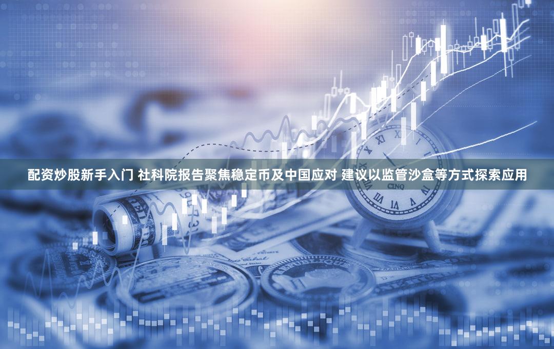 配资炒股新手入门 社科院报告聚焦稳定币及中国应对 建议以监管沙盒等方式探索应用
