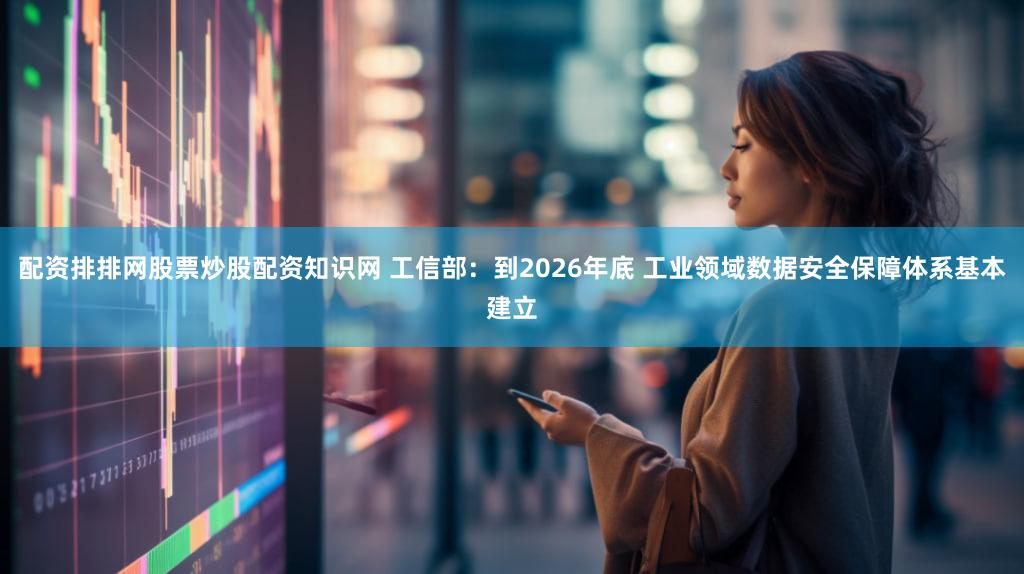配资排排网股票炒股配资知识网 工信部：到2026年底 工业领域数据安全保障体系基本建立