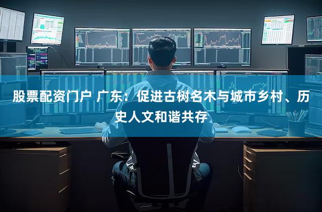 股票配资门户 广东：促进古树名木与城市乡村、历史人文和谐共存