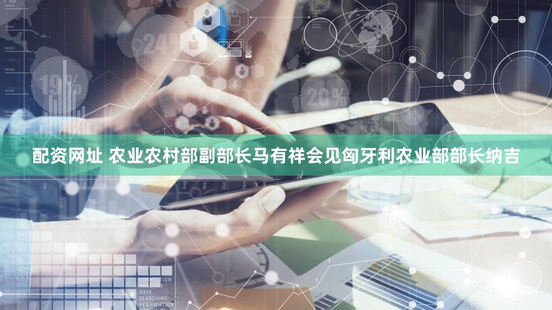 配资网址 农业农村部副部长马有祥会见匈牙利农业部部长纳吉